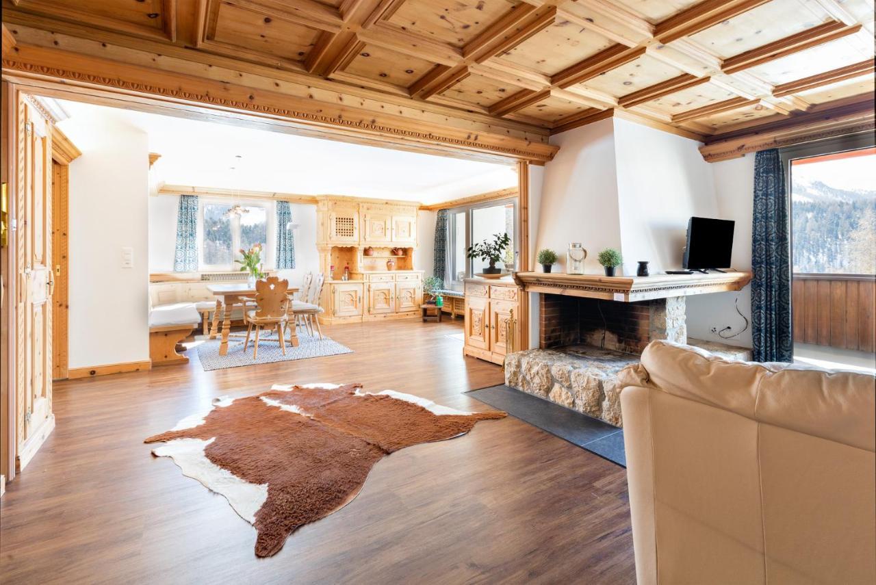 Spacious Apartment With Fantastic Alpine Panorama Saint-Moritz Dış mekan fotoğraf