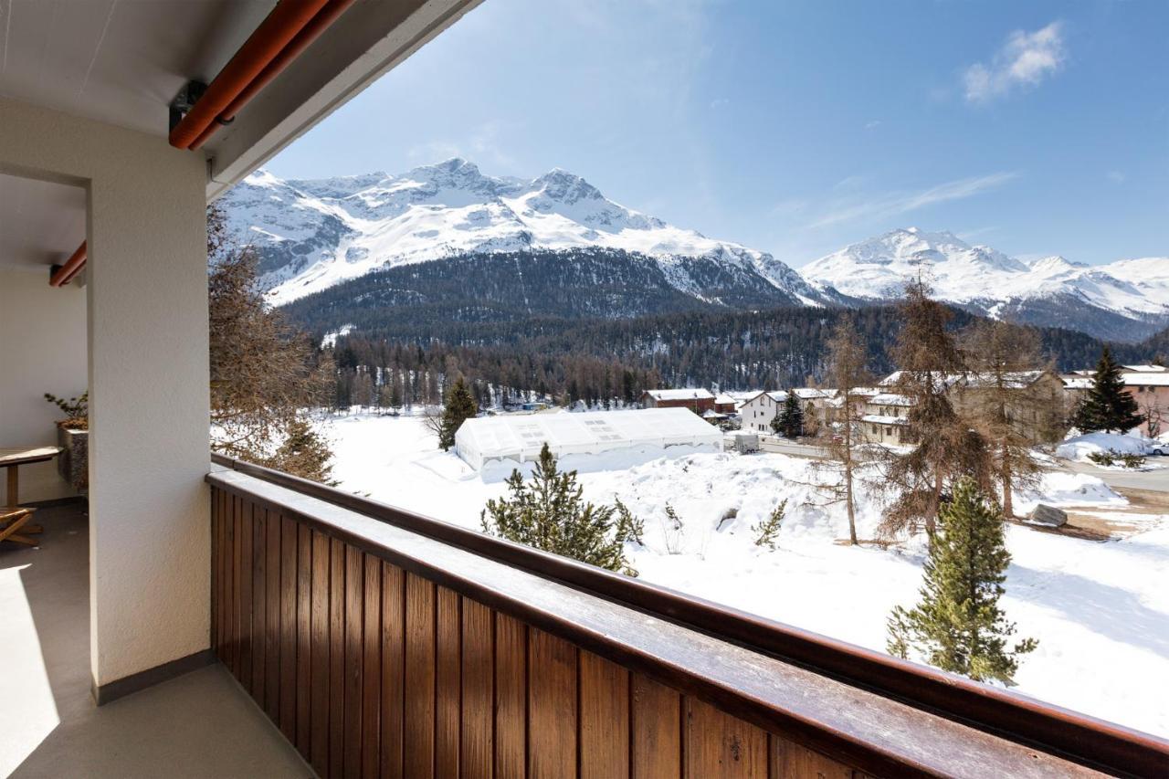 Spacious Apartment With Fantastic Alpine Panorama Saint-Moritz Dış mekan fotoğraf