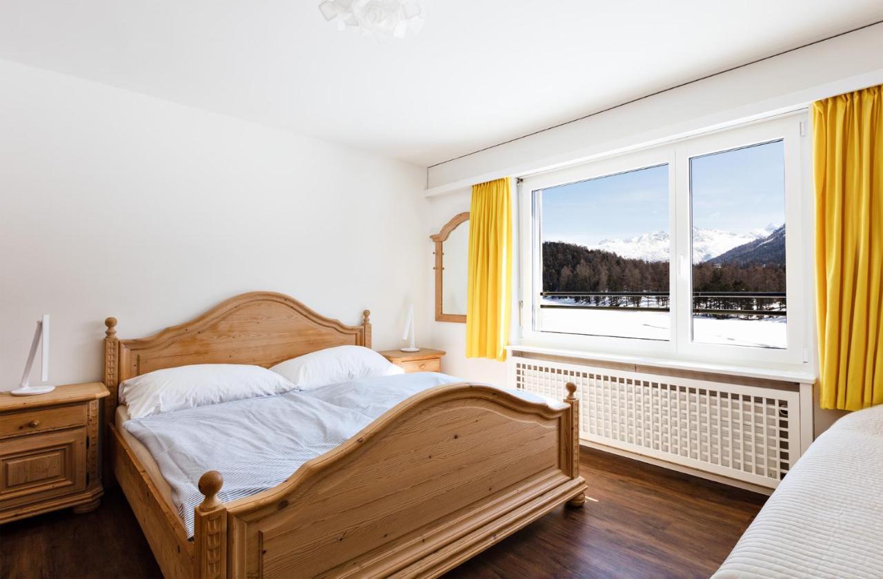 Spacious Apartment With Fantastic Alpine Panorama Saint-Moritz Dış mekan fotoğraf