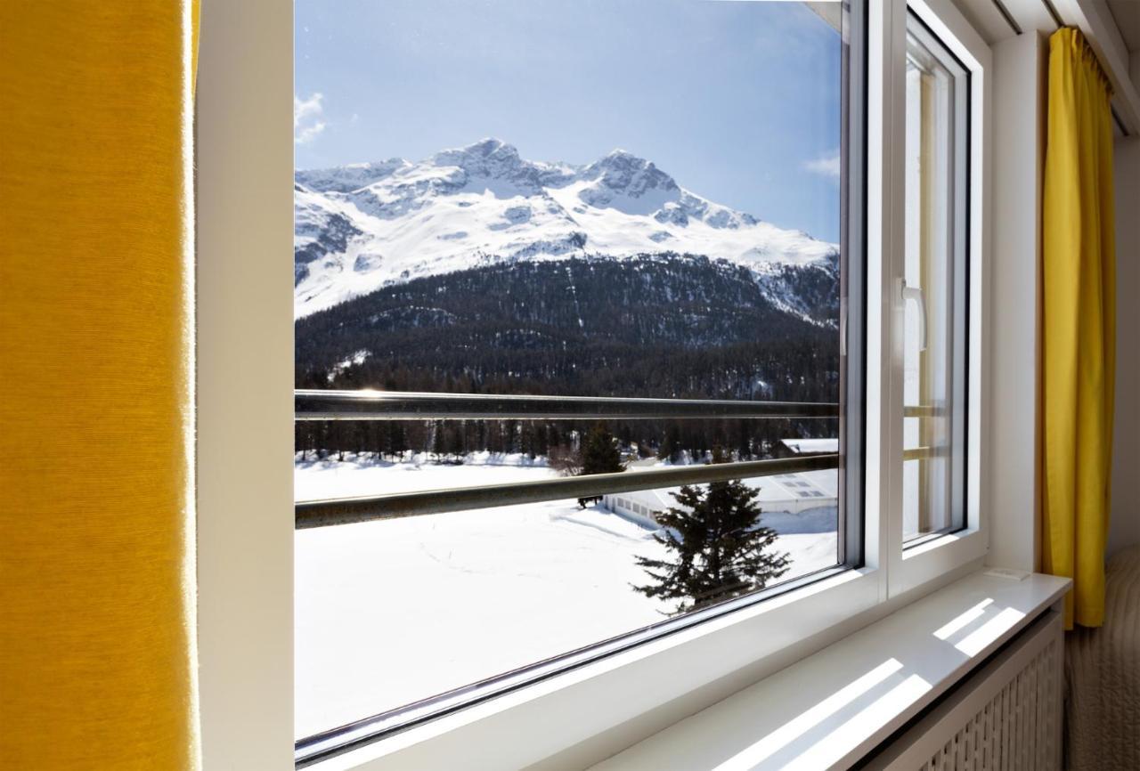 Spacious Apartment With Fantastic Alpine Panorama Saint-Moritz Dış mekan fotoğraf